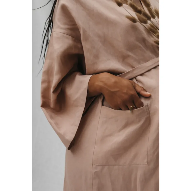 Lniane kimono Moms are Magic – blush