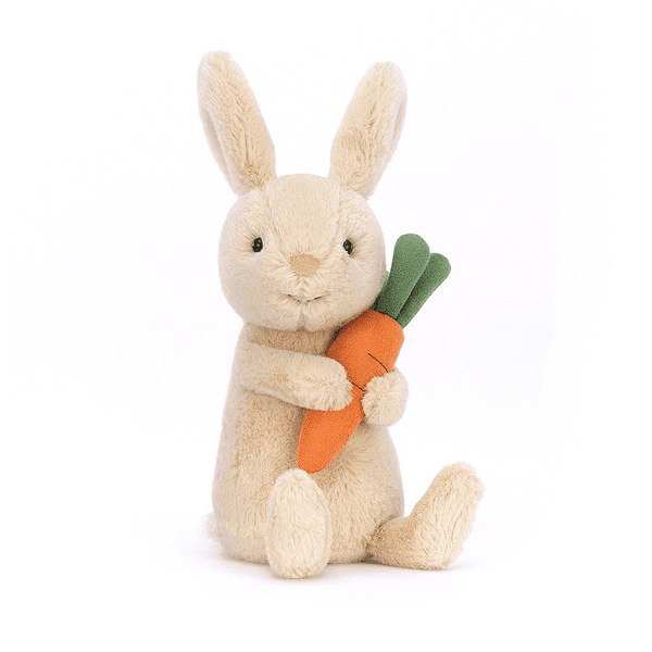 Wesoły Króliczek z Marchewką Jellycat -15 cm