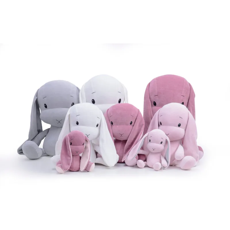 Maskotka Królik Effik S – ciemna róża 20 cm