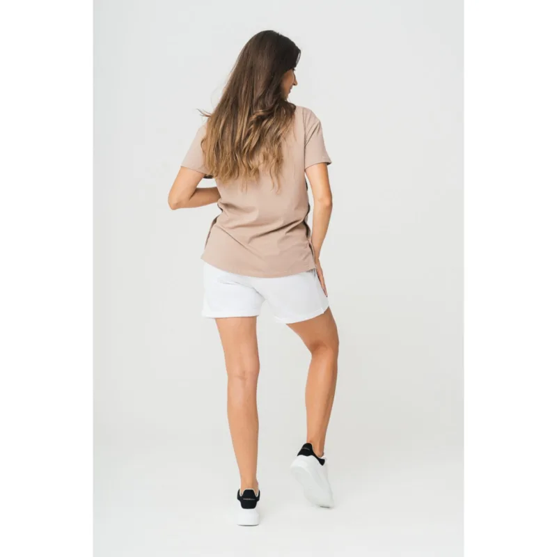 T-shirt do karmienia oversize Love kawa