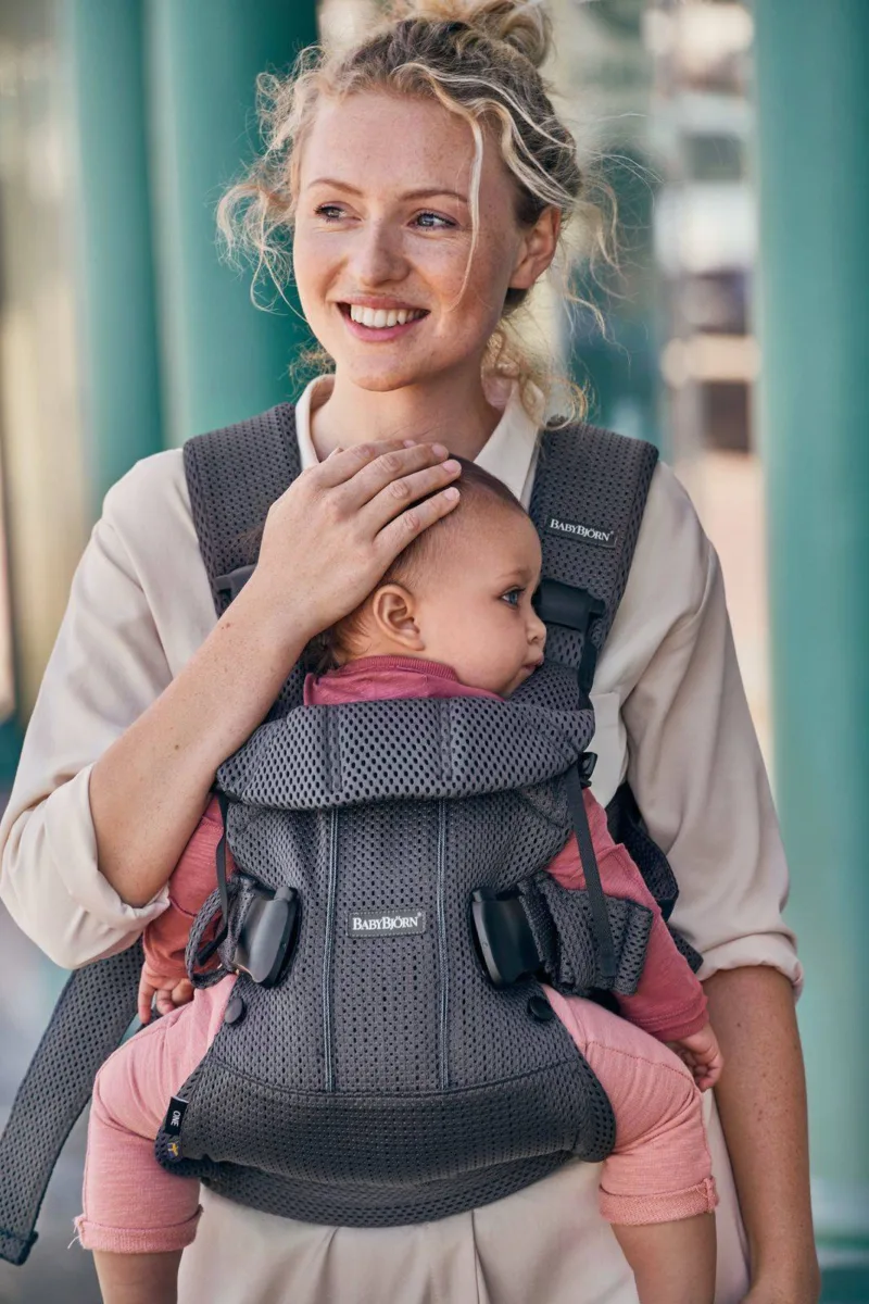 BABYBJORN ONE AIR – nosidełko, Antracyt