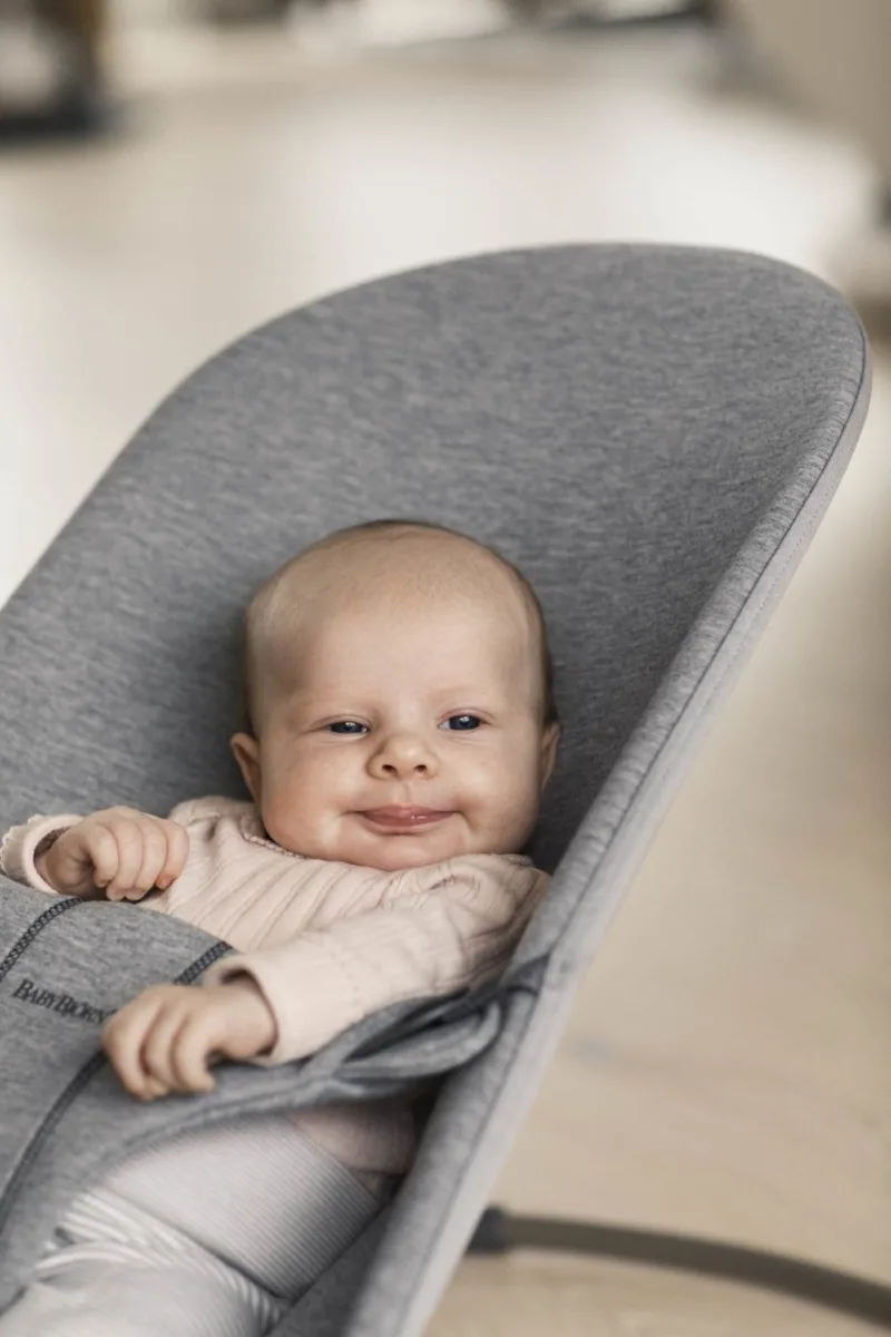 BABYBJORN – leżaczek BLISS 3D Jersey – Jasny Szary