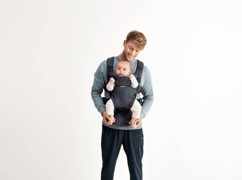 BABYBJORN MOVE 3D Mesh – nosidełko, Antracyt