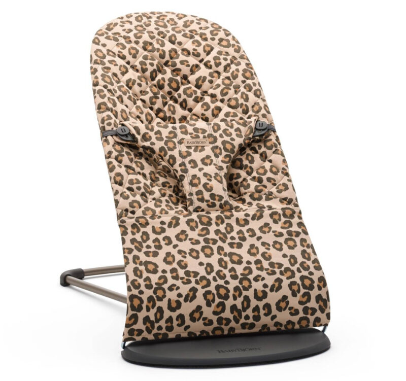 BABYBJORN – leżaczek BLISS COTTON, Beż/Leopard