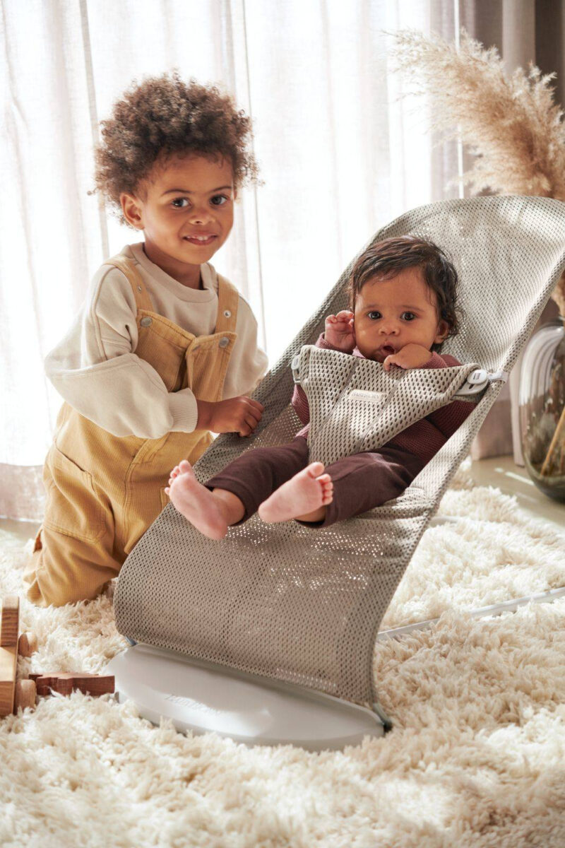 BABYBJORN – leżaczek BLISS MESH – Szary Beż