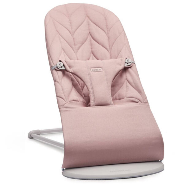 BABYBJORN – leżaczek BLISS COTTON, Petal Quilt, Zgaszony róż