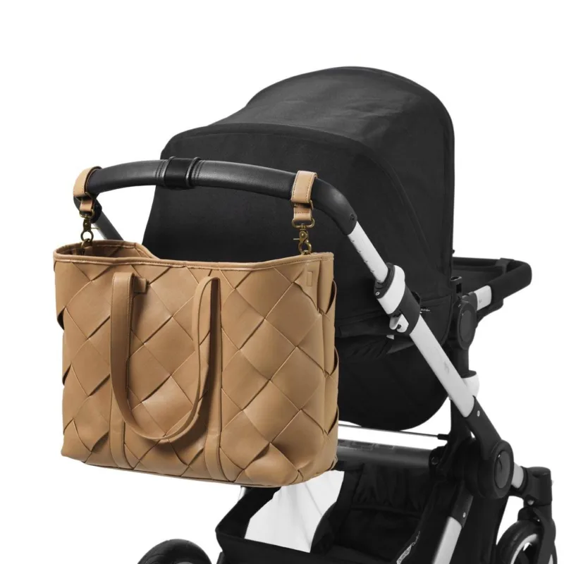 Elodie Details – Torba dla mamy – Caramel Brown Braided
