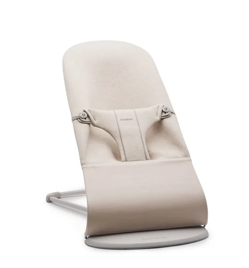 BABYBJORN – leżaczek BLISS 3D Jersey – Jasny Beż