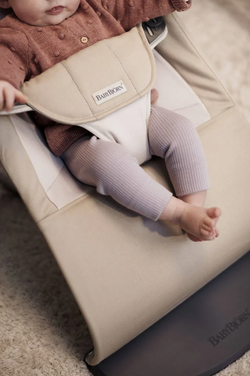 BABYBJORN – leżaczek BALANCE SOFT COTTON – Khaki / Beżowy