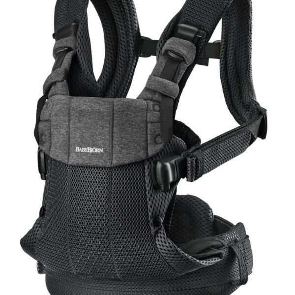 BABYBJORN – nosidełko Harmony 3D Mesh, Granatowy + śliniaczek do nosidełka Harmony