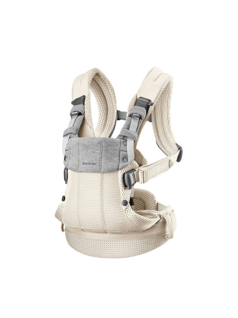 BABYBJORN – nosidełko Harmony 3D Mesh, Kremowy