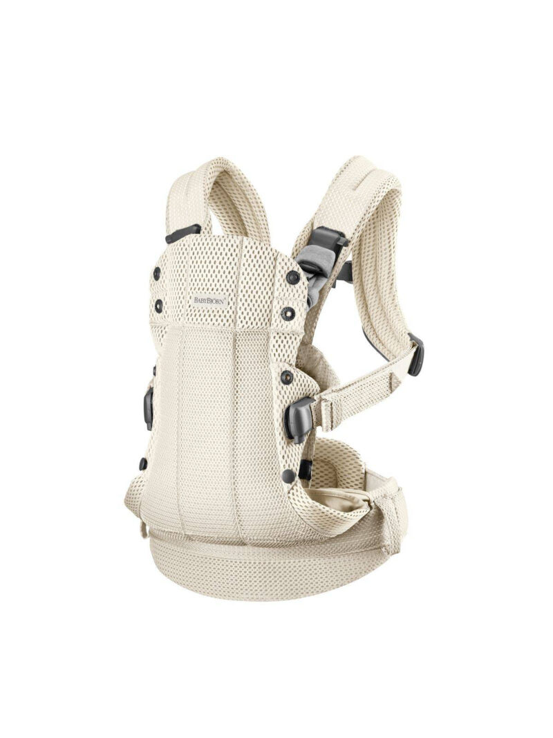 BABYBJORN – nosidełko Harmony 3D Mesh, Kremowy