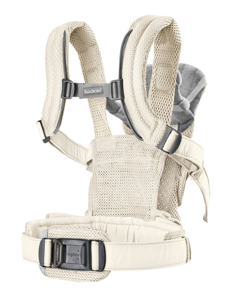 BABYBJORN – nosidełko Harmony 3D Mesh, Kremowy