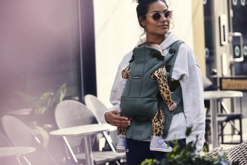 BABYBJORN MOVE 3D Mesh – nosidełko, Zielony