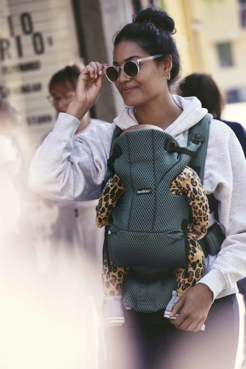 BABYBJORN MOVE 3D Mesh – nosidełko, Zielony