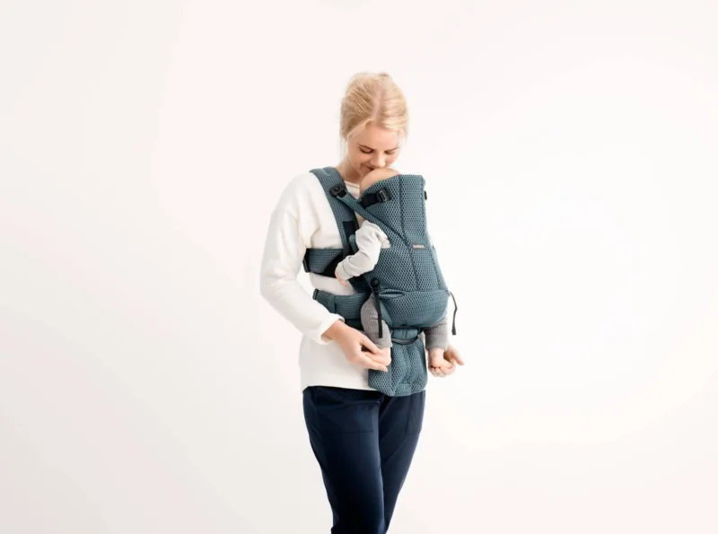 BABYBJORN MOVE 3D Mesh – nosidełko, Zielony