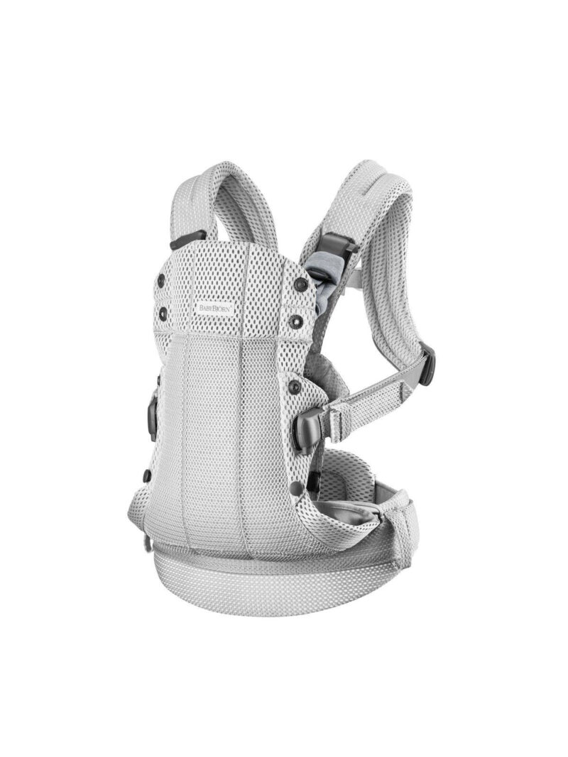 BABYBJORN – nosidełko Harmony 3D Mesh, Srebrny