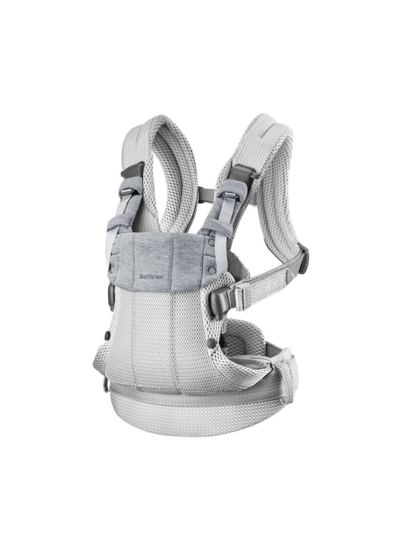 BABYBJORN – nosidełko Harmony 3D Mesh, Srebrny