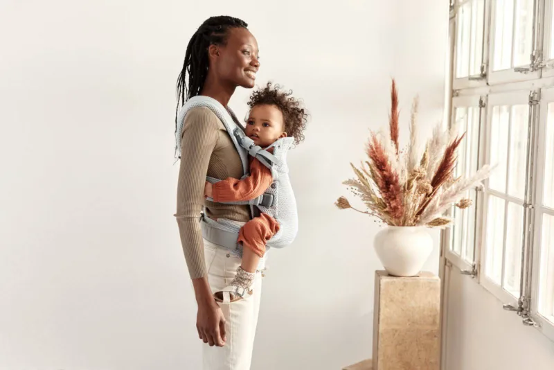 BABYBJORN – nosidełko Harmony 3D Mesh, Srebrny