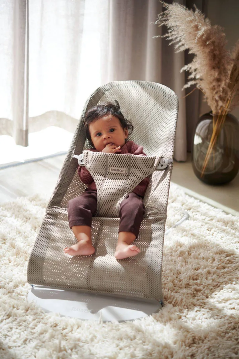 BABYBJORN – leżaczek BLISS MESH – Szary Beż