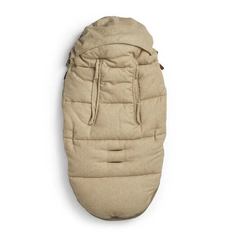 Elodie Details – wełniany śpiworek do wózka – Pure Khaki