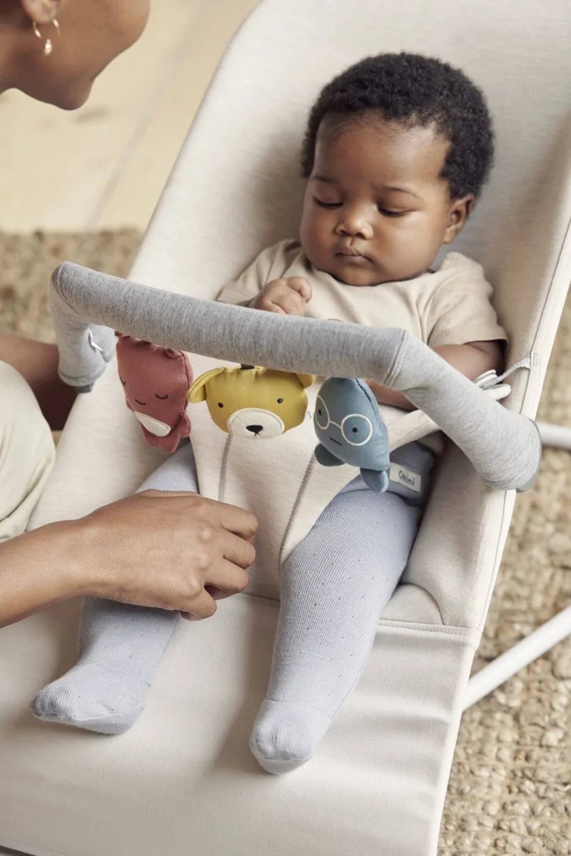 BABYBJORN – leżaczek BLISS 3D Jersey – Jasny Beż