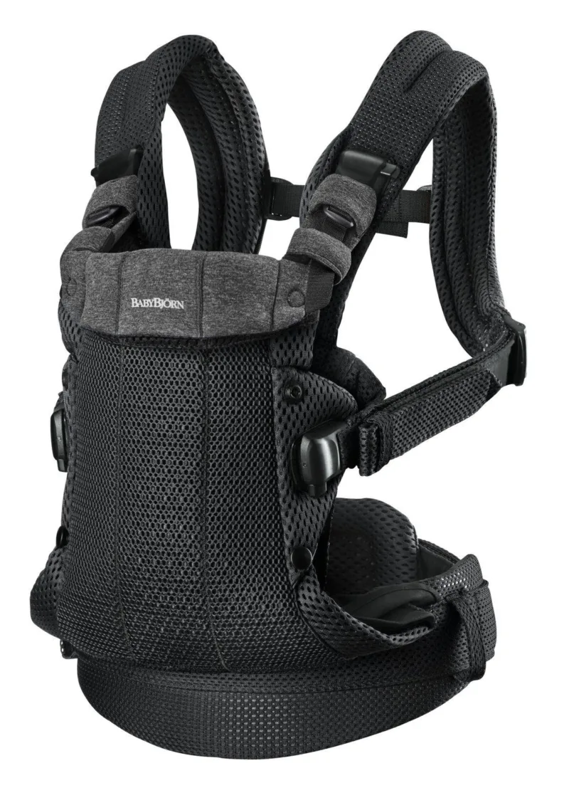 BABYBJORN – nosidełko Harmony 3D Mesh, Czarny