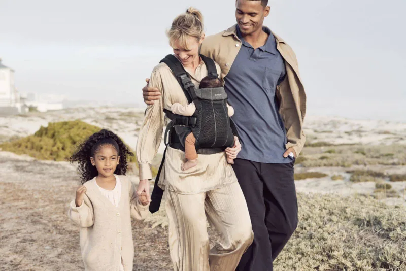 BABYBJORN – nosidełko Harmony 3D Mesh, Czarny