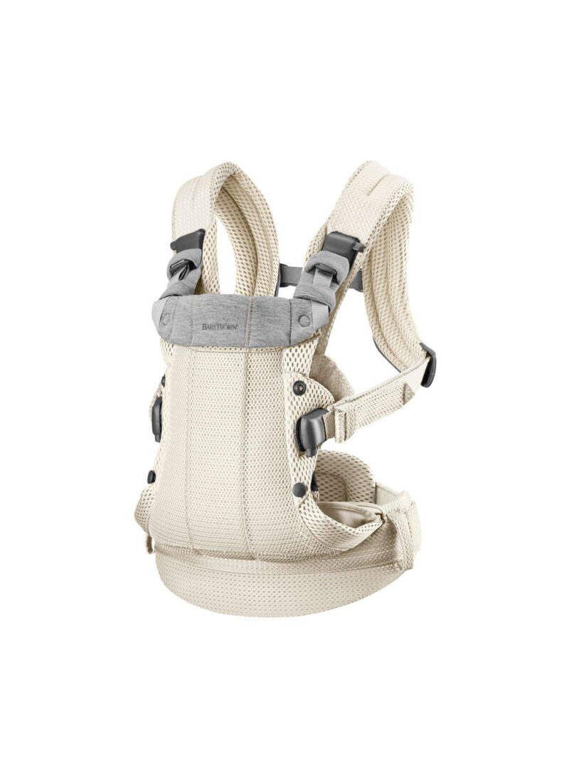 BABYBJORN – nosidełko Harmony 3D Mesh, Kremowy