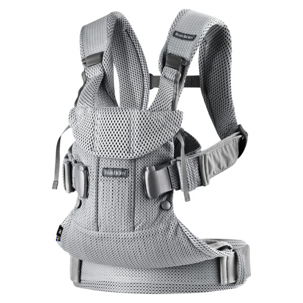 BABYBJORN – nosidełko Harmony 3D Mesh, Srebrny