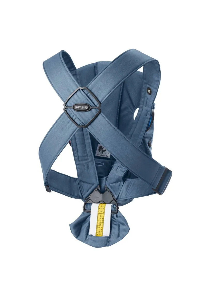 BABYBJORN MINI Cotton – nosidełko, Niebieski