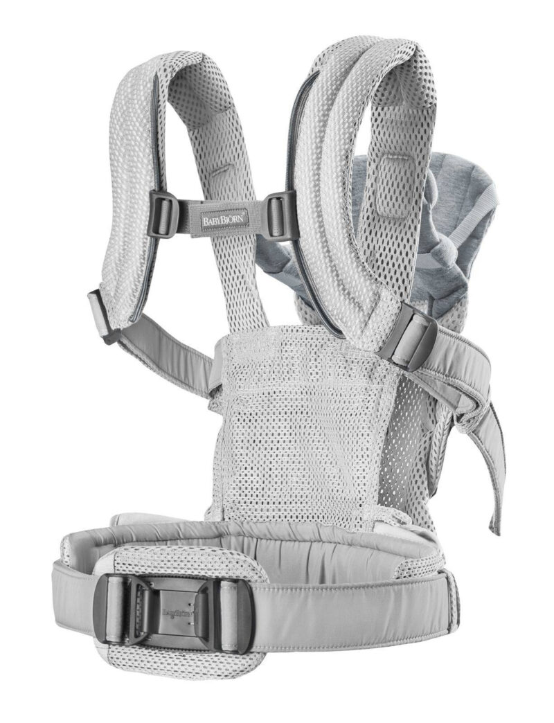 BABYBJORN – nosidełko Harmony 3D Mesh, Srebrny