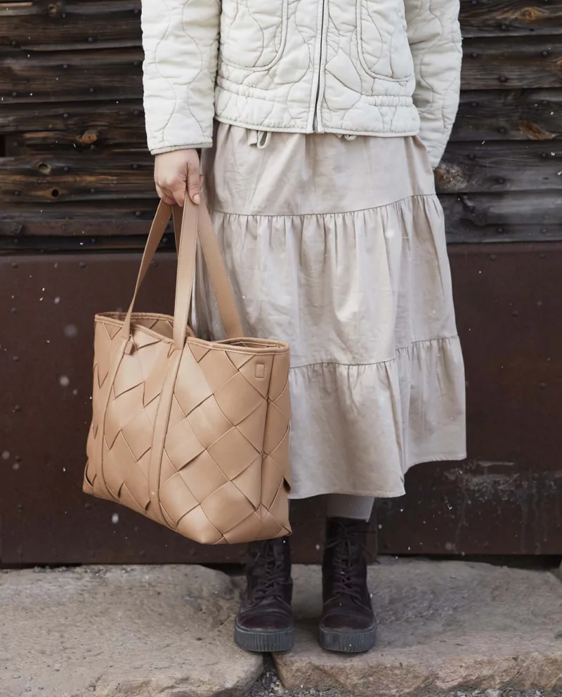 Elodie Details – Torba dla mamy – Caramel Brown Braided