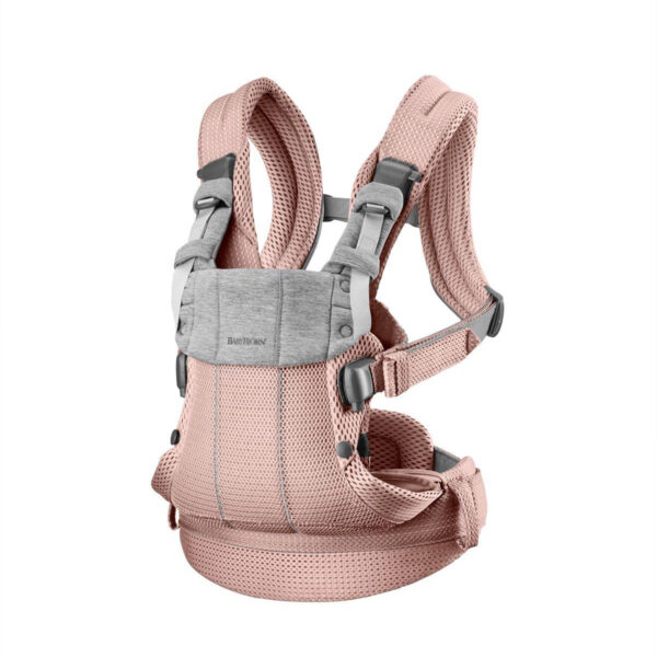 BABYBJORN – nosidełko Harmony 3D Mesh, Zgaszony Róż