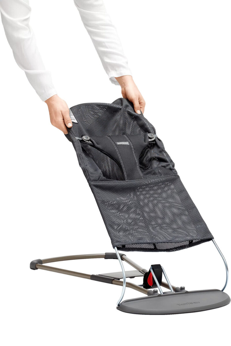 BABYBJORN – poszycie do leżaczka Balance Bliss Antracyt, Mesh