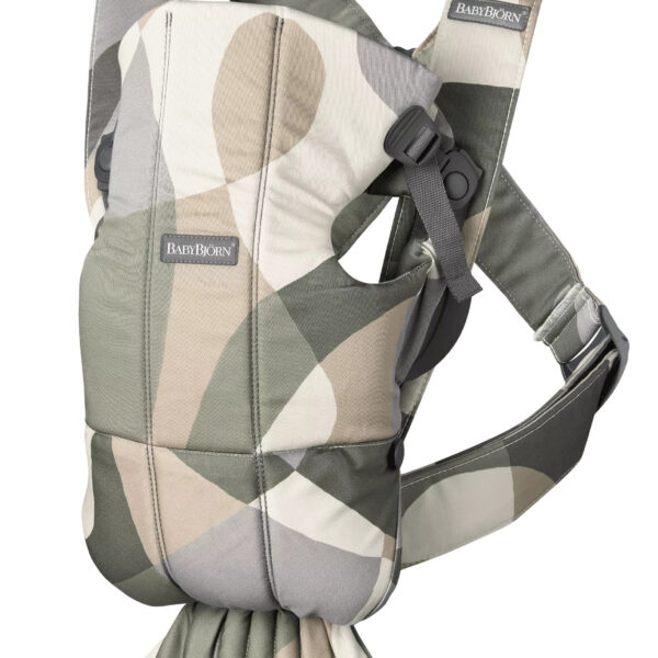 BABYBJORN MINI Cotton – nosidełko, Zgaszony Róż