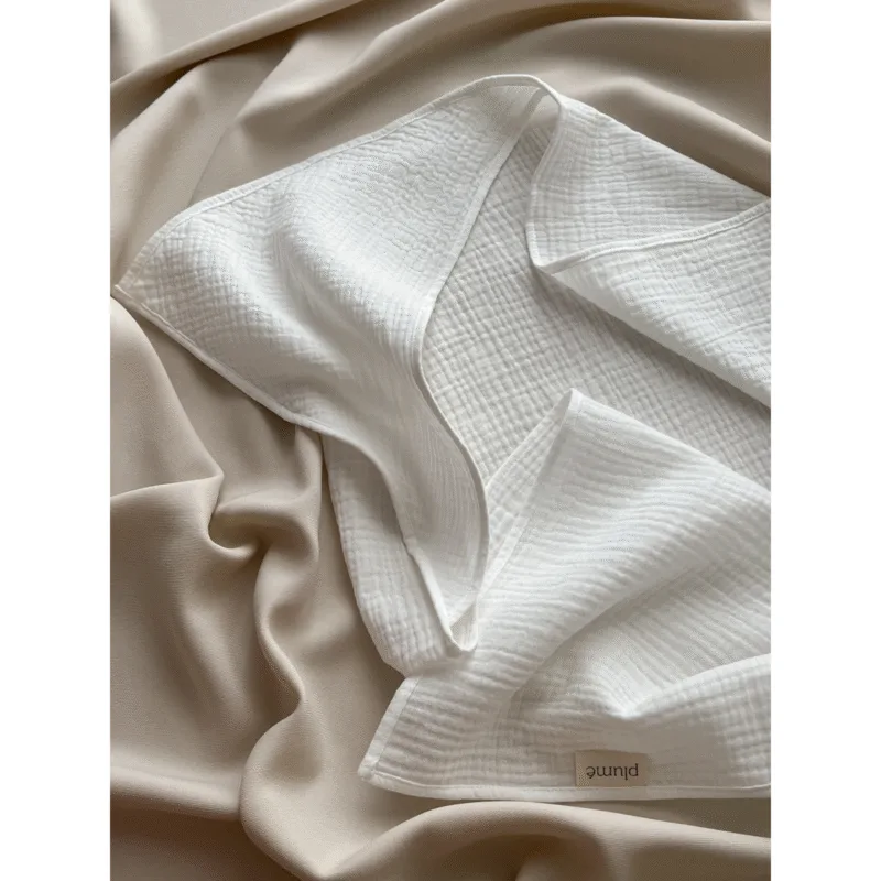 Otulacz z kapturkiem Cream