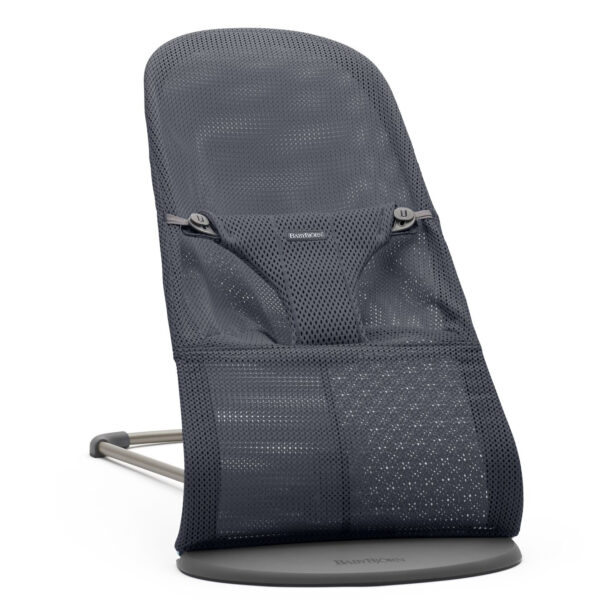 BABYBJORN – leżaczek BALANCE SOFT MESH – Szary/Biały