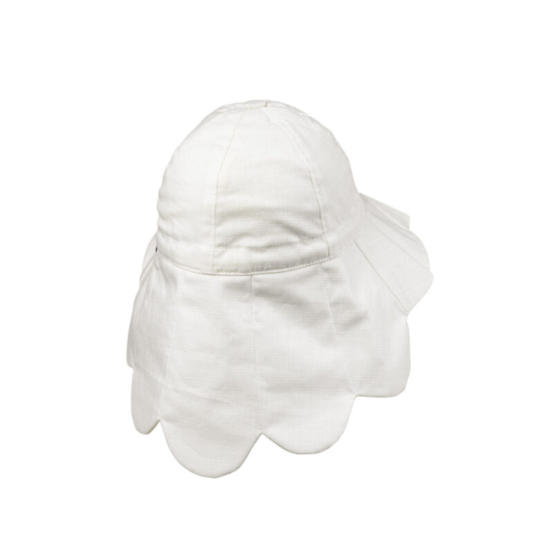 Elodie Details – Kapelusz przeciwsłoneczny – Vanilla White – 6-12 m-cy