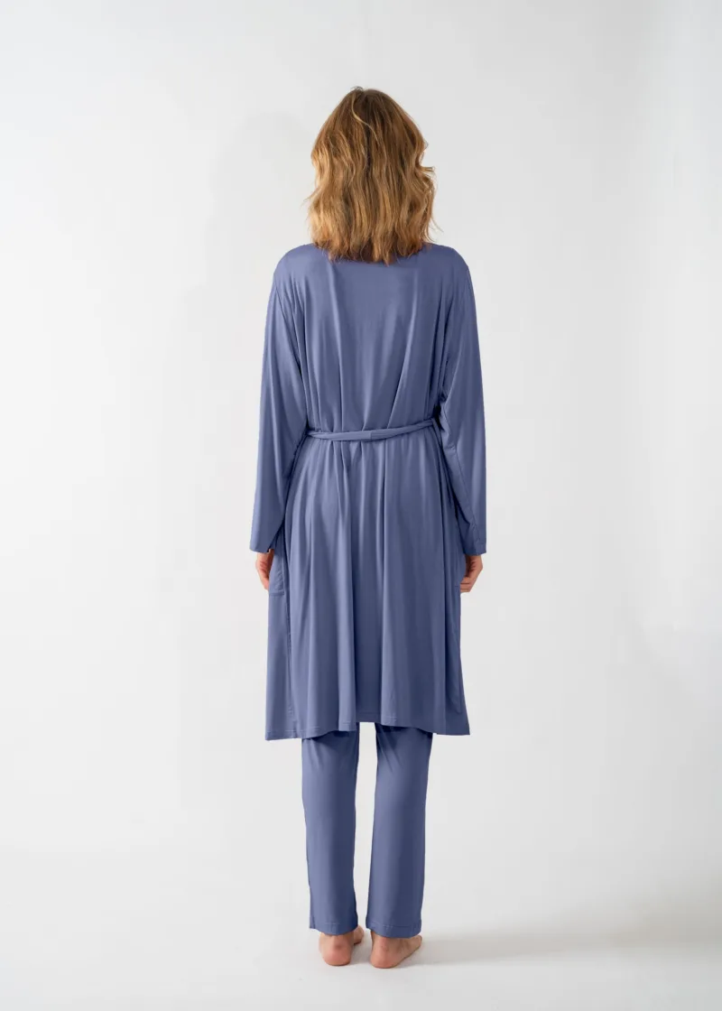 Szlafrok ciążowy Cool Mama –  jeans L