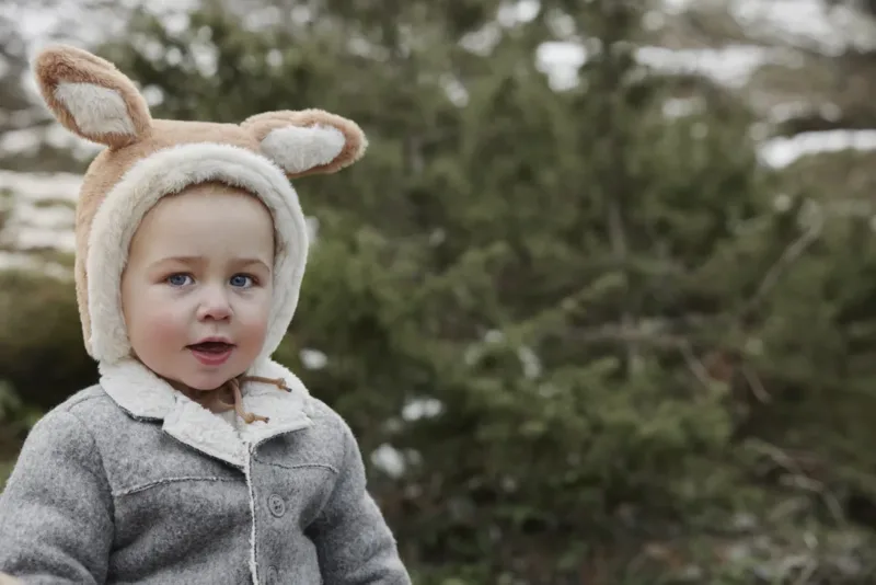 Elodie Details – Czapka Winter Bonnet – Bunny Darling – 3-6 m-cy