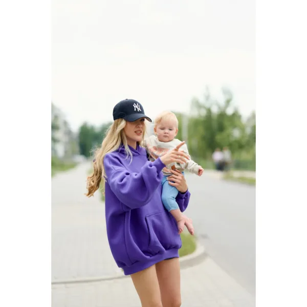 Bluza do karmienia piersią COOLEST MOM EVER – Violet