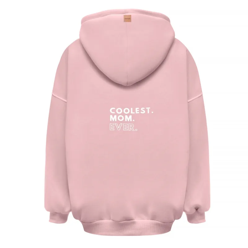 Bluza do karmienia piersią COOLEST MOM EVER – Dusty Pink