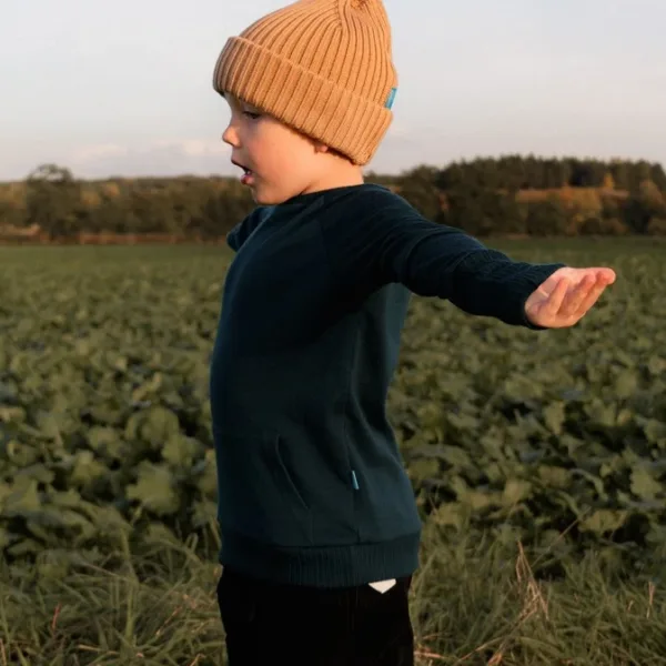 Legginsy termoaktywne dla dzieci z wełny merino Paterns – beżowy melanż 140/146