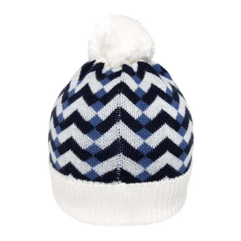 Czapka z wełny merino KidStory – Chevron