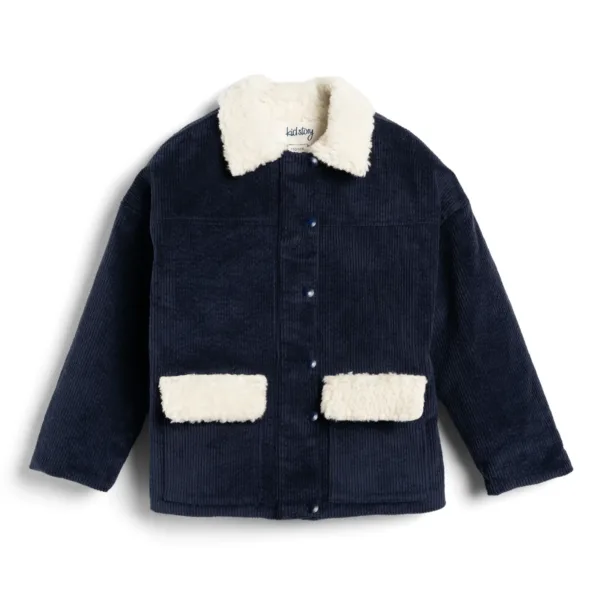 Spodnie sztruksowe KidStory – Navy blue