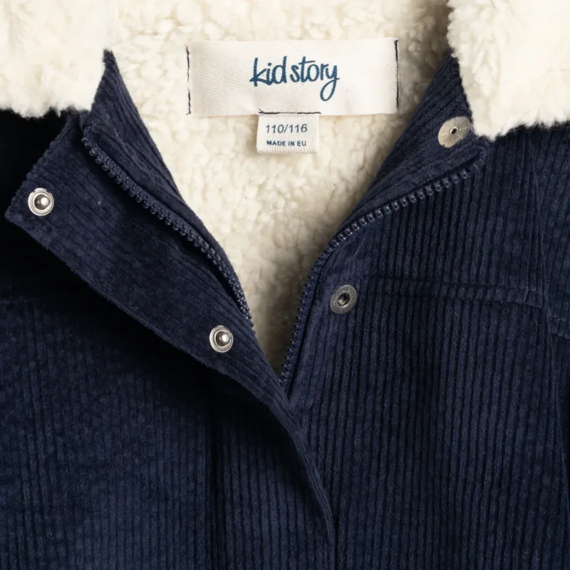 Kurtka Teddy KidStory – Storm blue