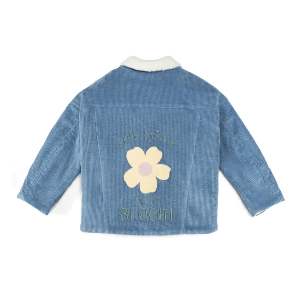 Kurtka Teddy KidStory – Air blue flowers