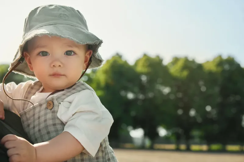 Kapelusz Bucket Hat 0-6 m-cy Elodie Details – Hazy Jade