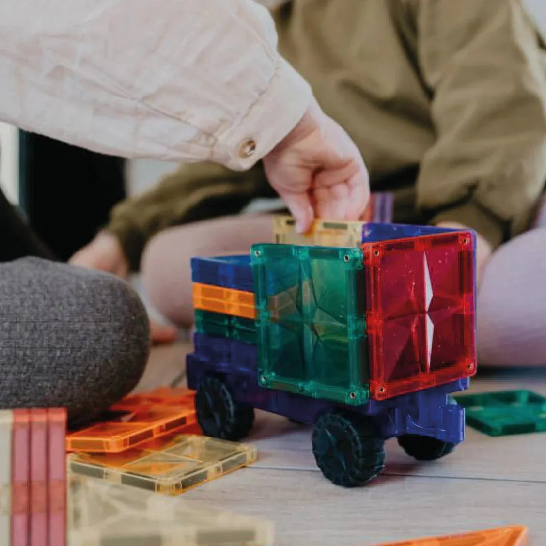 Cleverclixx – Klocki magnetyczne Wheels Pack Intense – 25 el.